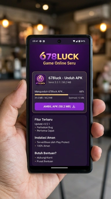 Tampilan halaman APK 678luck