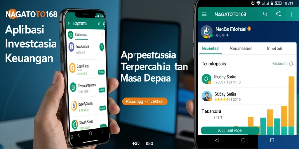 Screenshot antarmuka aplikasi NAGATOTO168 yang menampilkan dashboard investasi.