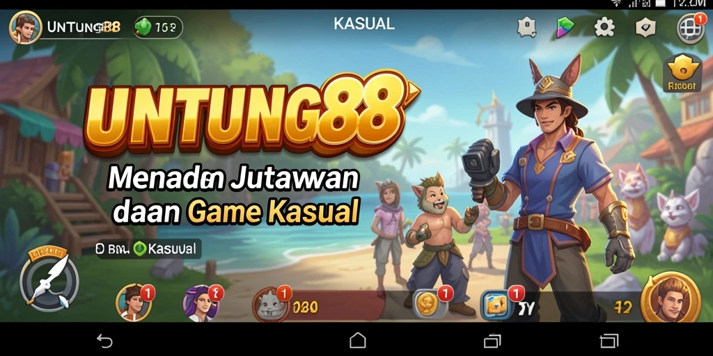 Tampilan antarmuka UNTUNG88 yang menarik dan interaktif.